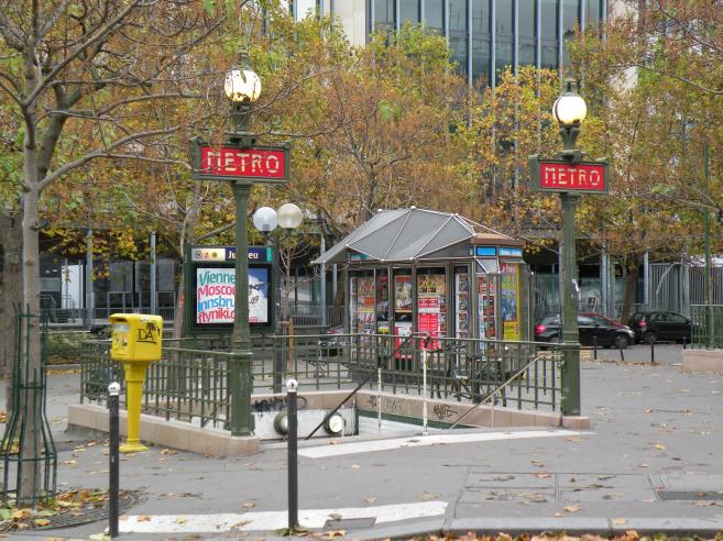  bouche de métro, Jussieu